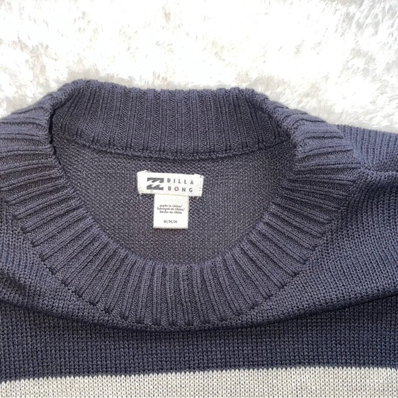 Billabong Wave Fade navy blue lightweight crewneck beach sweater - Picture 4 of 7